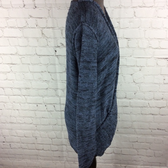 Free People Gotham Faux Wrapped Sweater Navy M - Picture 5 of 8